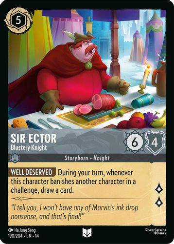 [LOR14-190/204](U) Sir Ector - Blustery Knight (Foil)