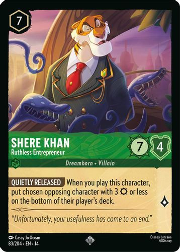 [LOR14-083/204](SR) Shere Khan - Ruthless Entrepreneur