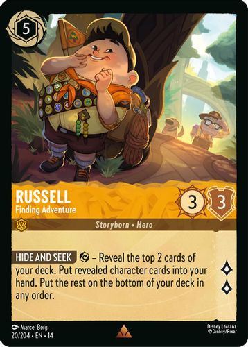[LOR14-020/204](R) Russell - Finding Adventure (Foil)
