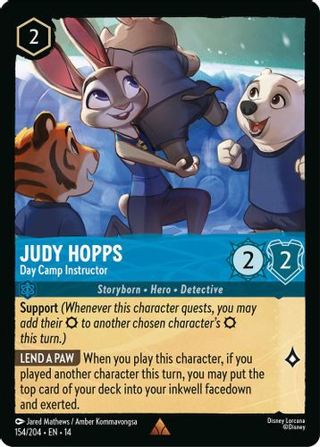 [LOR14-154/204](R) Judy Hopps - Day Camp Instructor (Foil)