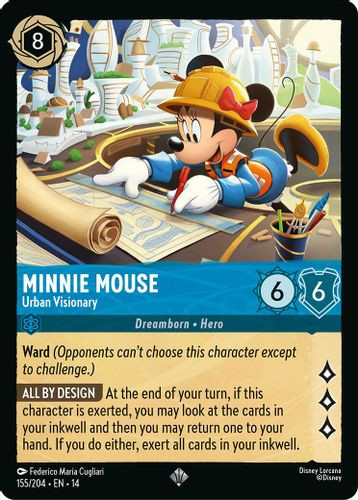 [LOR14-155/204](SR) Minnie Mouse - Urban Visionary (Foil)