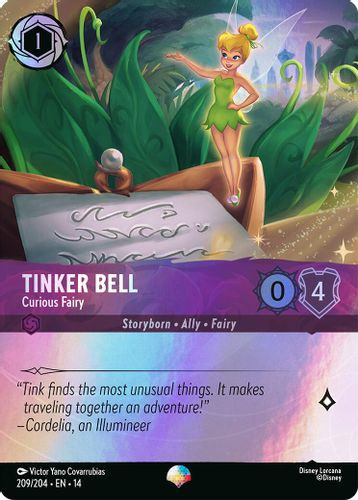 [LOR14-209/204](EP) Tinker Bell - Curious Fairy (Foil)