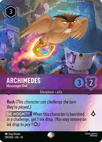 [LOR14-210/204](EP) Archimedes - Messenger Owl (Foil)