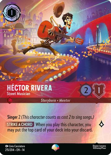[LOR14-215/204](EP) Hector Rivera - Street Musician (Foil)