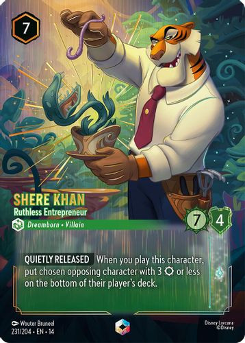 [LOR14-231/204](E) Shere Khan - Ruthless Entrepreneur (Foil)