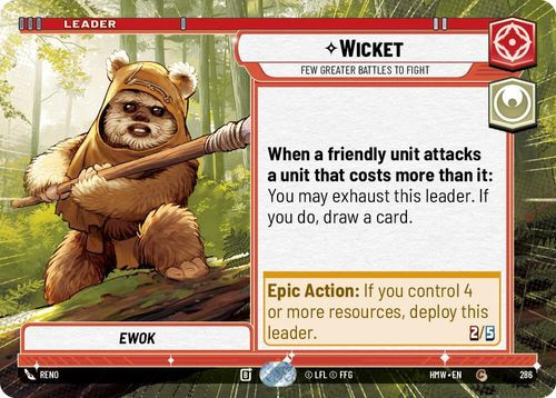 [09-HWL-EN-0286](C) Wicket - Few Greater Battles to Fight (Hyperspace)