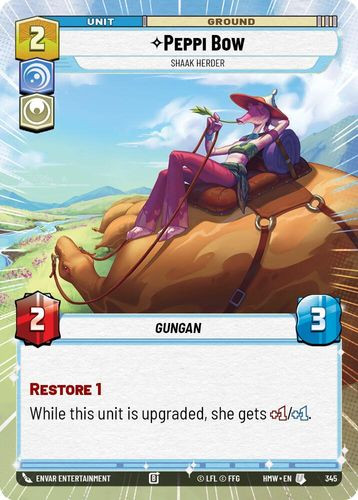 [09-HWL-EN-0345](U) Peppi Bow - Shaak Herder (Hyperspace)