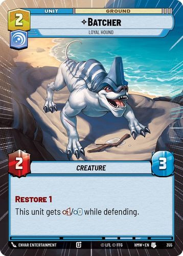 [09-HWL-EN-0355](U) Batcher - Loyal Hound (Hyperspace)