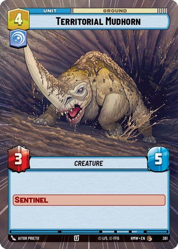 [09-HWL-EN-0361](C) Territorial Mudhorn (Hyperspace)