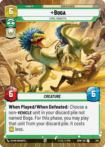 [09-HWL-EN-0394](U) Boga - Loyal Varactyl (Hyperspace)
