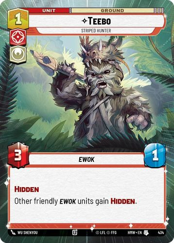 [09-HWL-EN-0434](U) Teebo - Striped Hunter (Hyperspace)