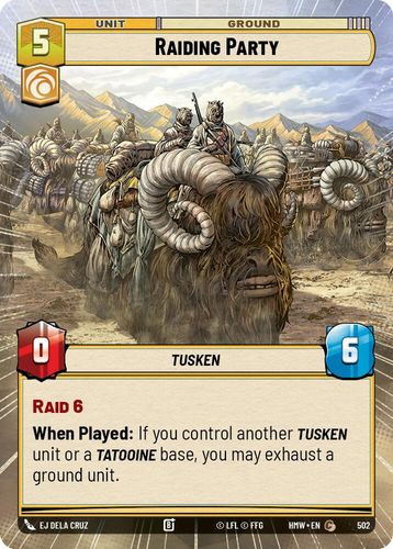 [09-HWL-EN-0502](C) Raiding Party (Hyperspace)