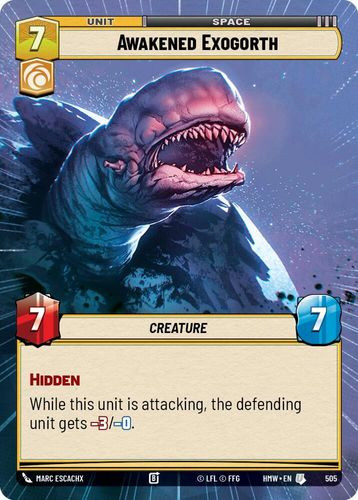 [09-HWL-EN-0505](U) Awakened Exogorth (Hyperspace)