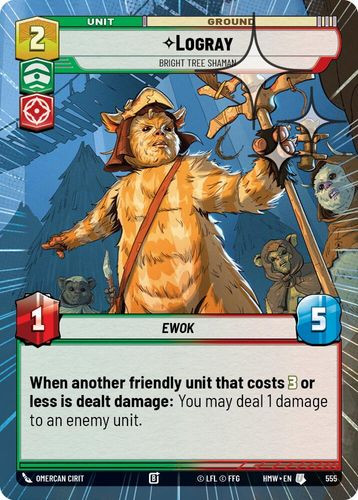 [09-HWL-EN-0555](U) Logray - Bright Tree Shaman (Hyperspace) (Foil)