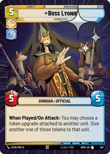 [09-HWL-EN-0567](U) Boss Lyonie - Hypnotized (Hyperspace) (Foil)