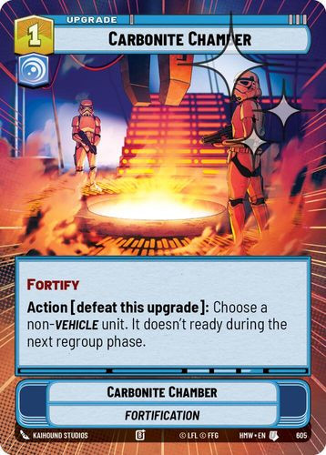 [09-HWL-EN-0605](U) Carbonite Chamber (Hyperspace) (Foil)