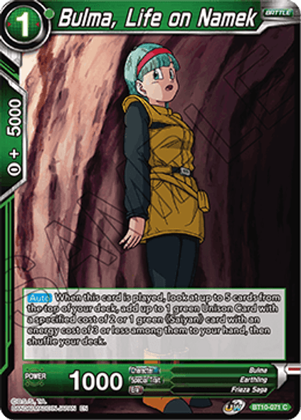 BT10-071C Bulma, Life on Namek Foil (2nd ed)