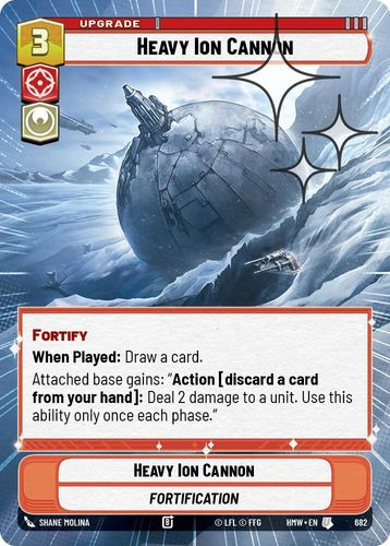 [09-HWL-EN-0682](U) Heavy Ion Cannon (Hyperspace) (Foil)