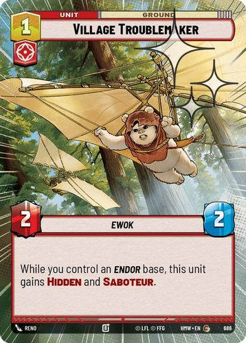 [09-HWL-EN-0686](C) Village Troublemaker (Hyperspace) (Foil)