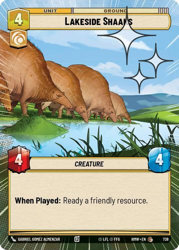 [09-HWL-EN-0738](C) Lakeside Shaaks (Hyperspace) (Foil)