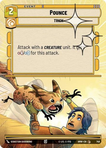 [09-HWL-EN-0749](C) Pounce (Hyperspace) (Foil)