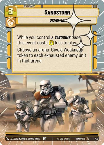 [09-HWL-EN-0750](C) Sandstorm (Hyperspace) (Foil)