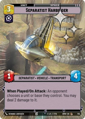 [09-HWL-EN-0754](C) Separatist Harbinger (Hyperspace) (Foil)