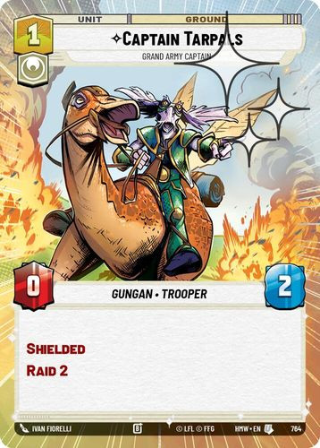 [09-HWL-EN-0764](U) Captain Tarpals - Grand Army Captain (Hyperspace) (Foil)