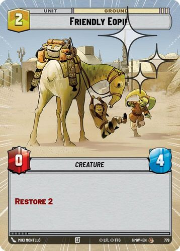 [09-HWL-EN-0779](C) Friendly Eopie (Hyperspace) (Foil)