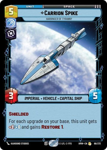[09-HWL-EN-0066](R) Carrion Spike - Harbinger of Tyranny