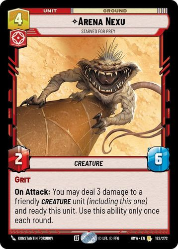 [09-HWL-EN-0182](R) Arena Nexu - Starved for Prey