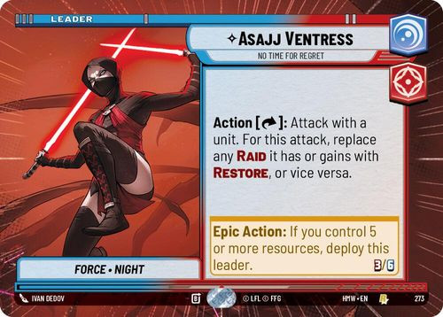 [09-HWL-EN-0273](R) Asajj Ventress - No Time For Regret (Hyperspace)