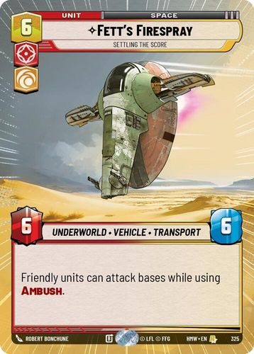 [09-HWL-EN-0325](R) Fett's Firespray - Settling the Score (Hyperspace)