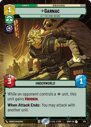 [09-HWL-EN-0376](R) Garnac - Let the Hunt Begin! (Hyperspace)