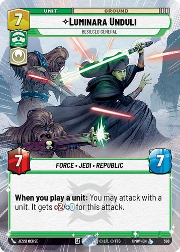 [09-HWL-EN-0396](L) Luminara Unduli - Besieged General (Hyperspace)