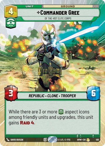[09-HWL-EN-0410](R) Commander Gree - Of the 41st Elite Corps (Hyperspace)