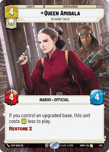 [09-HWL-EN-0532](R) Queen Amidala - Retaking Theed (Hyperspace)