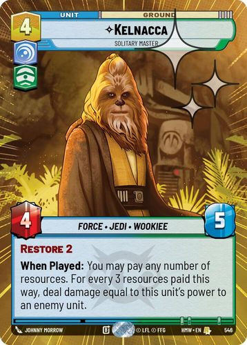 [09-HWL-EN-0546](R) Kelnacca - Solitary Master (Hyperspace) (Foil)