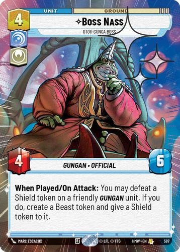 [09-HWL-EN-0587](R) Boss Nass - Otoh Gunga Boss (Hyperspace) (Foil)
