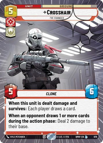 [09-HWL-EN-0679](L) Crosshair - I've Changed (Hyperspace) (Foil)