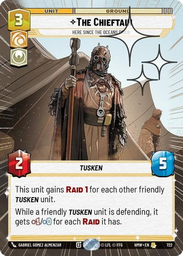 [09-HWL-EN-0722](R) The Chieftain - Here Since the Oceans Dried (Hyperspace) (Foil)