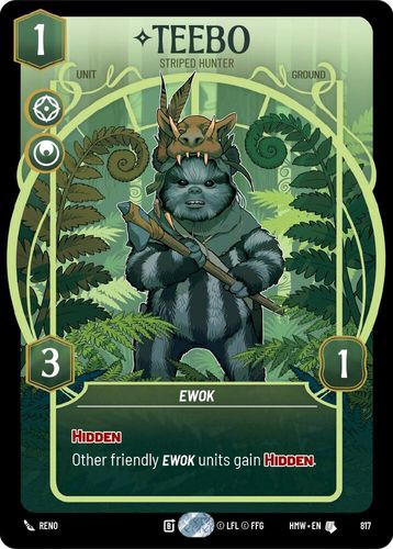 [09-HWL-EN-0817](U) Teebo - Striped Hunter (Prestige)