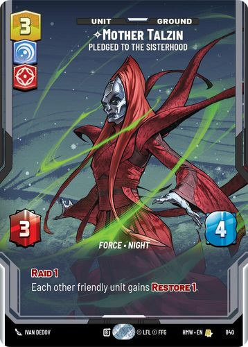 [09-HWL-EN-0840](R) Mother Talzin - Pledged to the Sisterhood (Prestige)