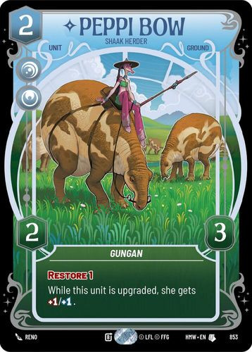 [09-HWL-EN-0853](U) Peppi Bow - Shaak Herder (Prestige) (Foil)