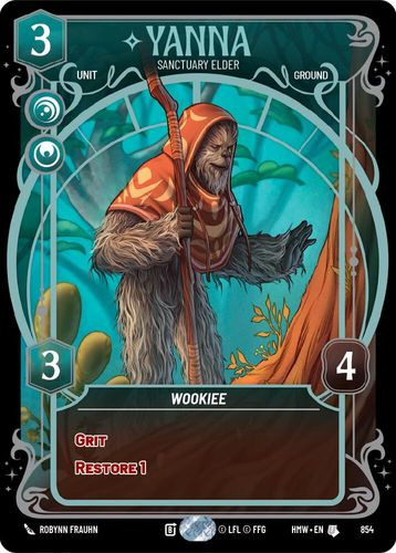 [09-HWL-EN-0854](U) Yanna - Sanctuary Elder (Prestige) (Foil)