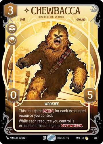 [09-HWL-EN-0859](R) Chewbacca - Resourceful Wookiee (Prestige) (Foil)