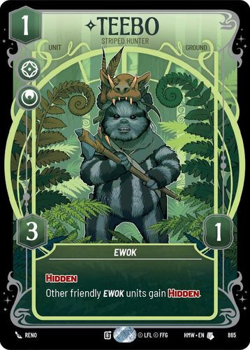 [09-HWL-EN-0865](U) Teebo - Striped Hunter (Prestige) (Foil)