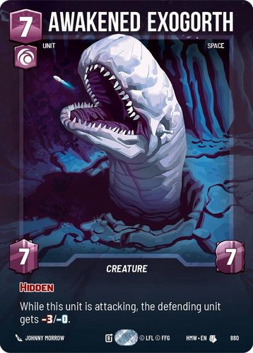 [09-HWL-EN-0880](U) Awakened Exogorth (Prestige) (Foil)