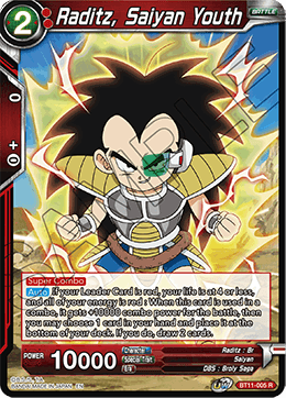 BT11-005R Raditz, Saiyan Youth (2nd ed)