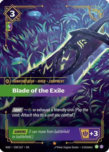 |RB05|[RAD-150/167](E) Blade of the Exile {Foil}